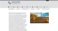 Desktop Screenshot of maslaton.de